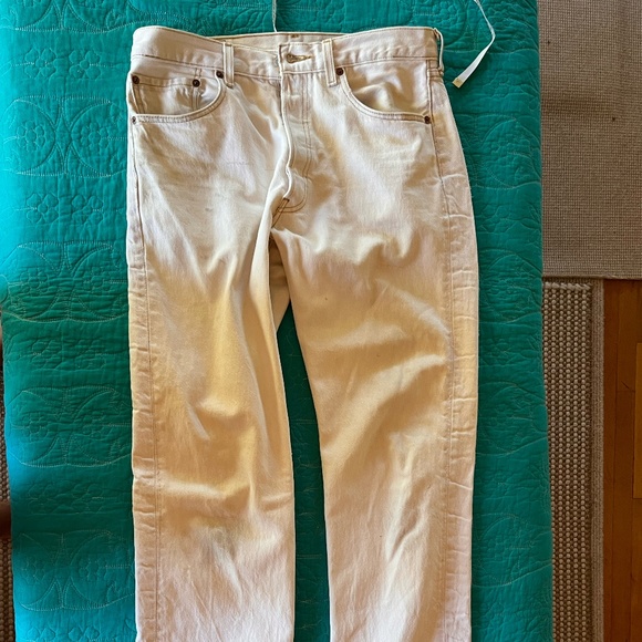 Vintage 2011 Levi’s 501 Jeans Made in Mex Shrink-to-Fit Raw Button Fly - Picture 2 of 8